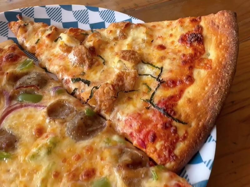 SLAM Pizza And Cheesesteaks food